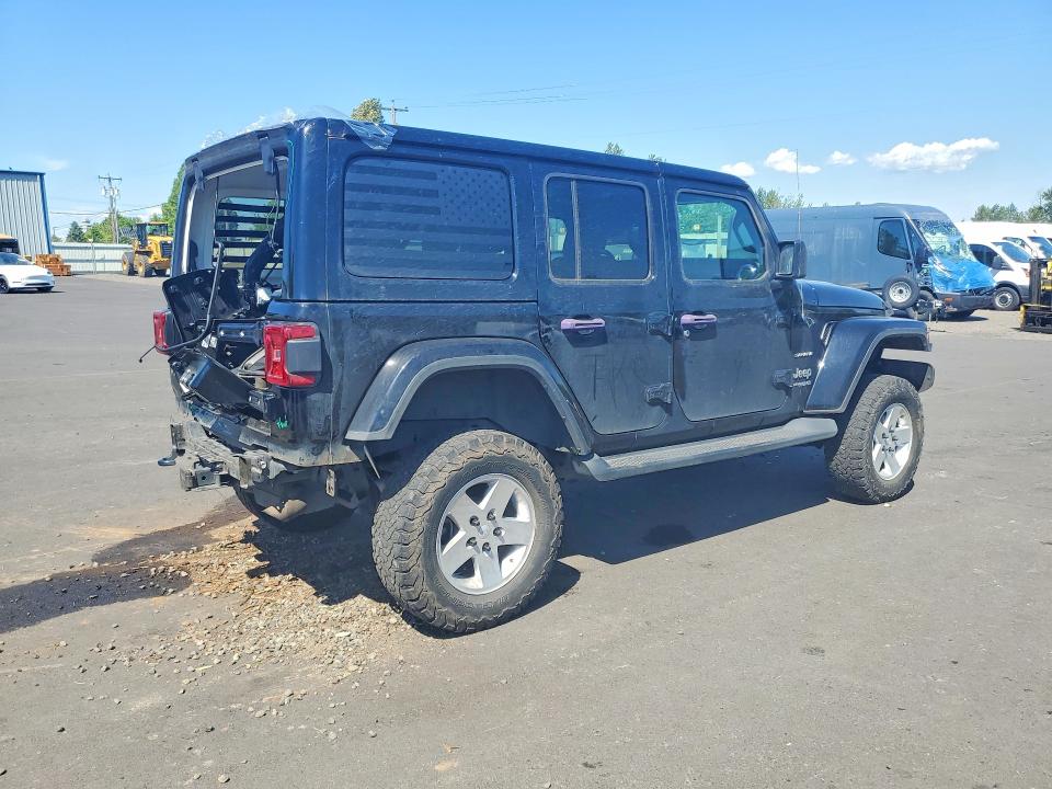 2021 Jeep Wrangler Unlimited მანქანა იყიდება აუქციონზე, vin: 1C4HJXEM3MW568654, აუქციონის ნომერი: 54119556