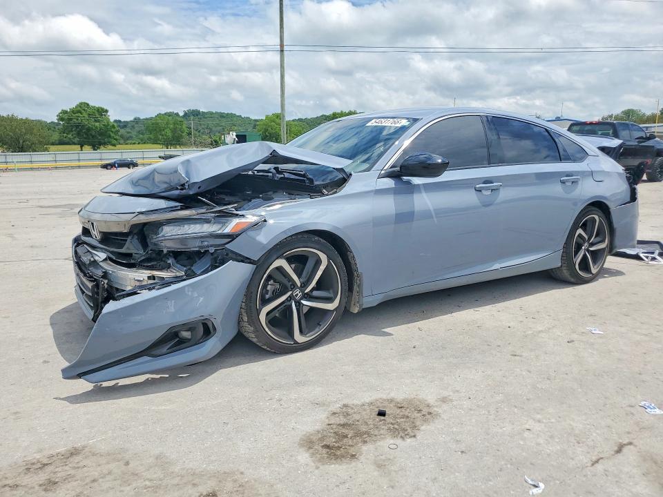 54631766 :رقم المزاد ، 1HGCV1F44NA067637 vin ، 2022 Honda Accord مزاد بيع