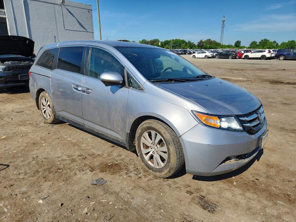 53803786 :رقم المزاد ، 5FNRL5H68HB014004 vin ، 2017 Honda Odyssey مزاد بيع