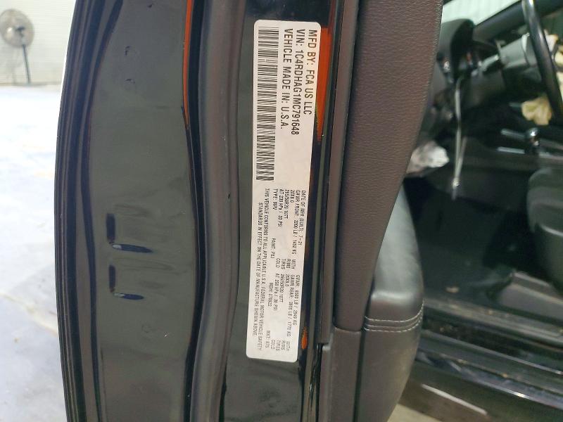 Aukcja sprzedaży 2021 Dodge Durango, vin: 1C4RDHAG1MC791648, numer aukcji: 53382776