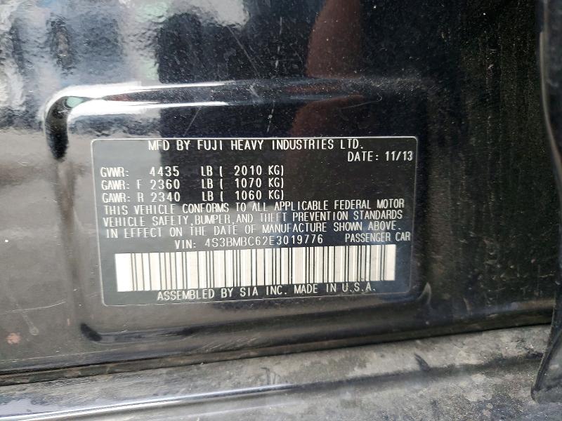 52948866 :رقم المزاد ، 4S3BMBC62E3019776 vin ، 2014 Subaru Legacy مزاد بيع
