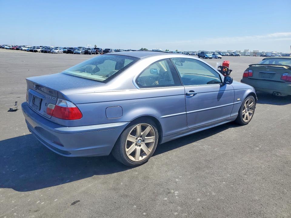 2003 Bmw 325 მანქანა იყიდება აუქციონზე, vin: WBABN73413PJ16124, აუქციონის ნომერი: 52360266
