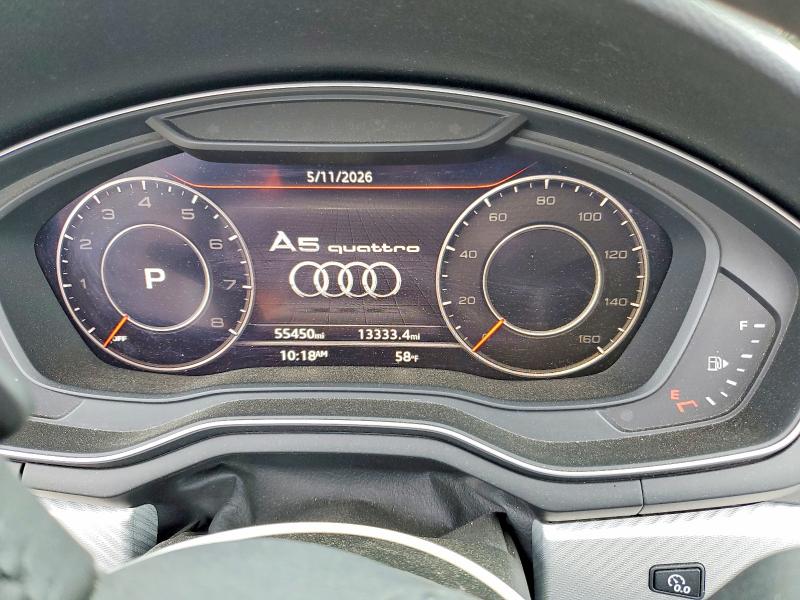 Продаж на аукціоні авто 2019 Audi A5, vin: WAU2NGF57KN000828, номер лоту: 52691446