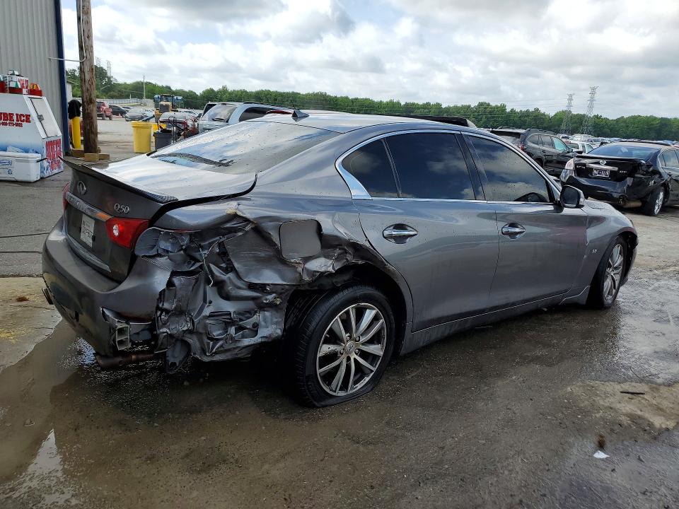 54099766 :رقم المزاد ، JN1BV7AP2FM341113 vin ، 2015 Infiniti Q50 مزاد بيع