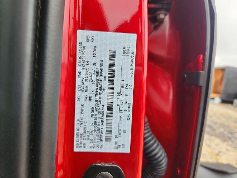 53323866 :رقم المزاد ، 1FTFW1ED4PFA09754 vin ، 2023 Ford F150 مزاد بيع