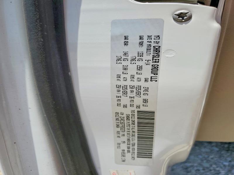 Auction sale of the 2015 Chrysler Town & Country, vin: 2C4RC1BG7FR552270, lot number: 53924876