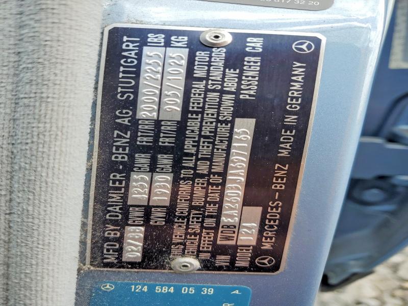 Продаж на аукціоні авто 1988 Mercedes-benz 260, vin: WDBEA26D3JA697165, номер лоту: 53366586