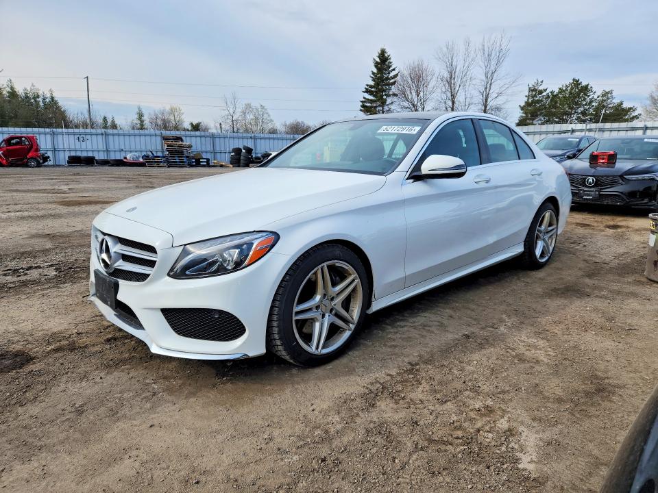 52172916 :رقم المزاد ، 55SWF4KB5JU242783 vin ، 2018 Mercedes-benz C مزاد بيع