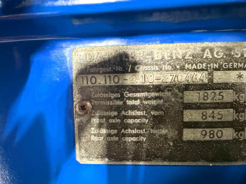 Продажа на аукционе авто 1966 Mercedes-benz 230, vin: 11011010270464, номер лота: 55217036