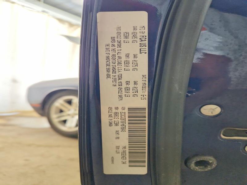 52255706 :رقم المزاد ، 2C3CDZBT6FH876643 vin ، 2015 Dodge Challenger مزاد بيع