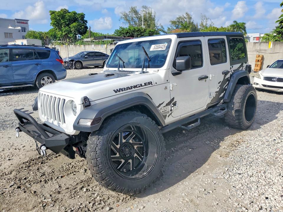 Продажа на аукционе авто 2018 Jeep Wrangler Unlimited, vin: 1C4HJXDG1JW305263, номер лота: 53584426