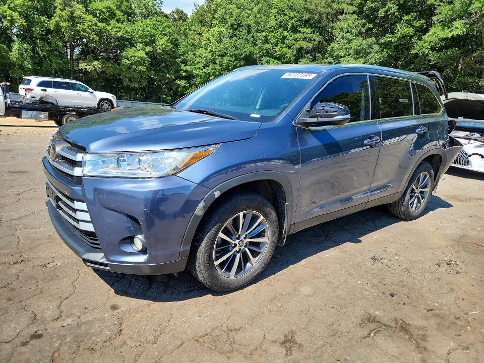 54163196 :رقم المزاد ، 5TDJZRFH6KS722844 vin ، 2019 Toyota Highlander مزاد بيع