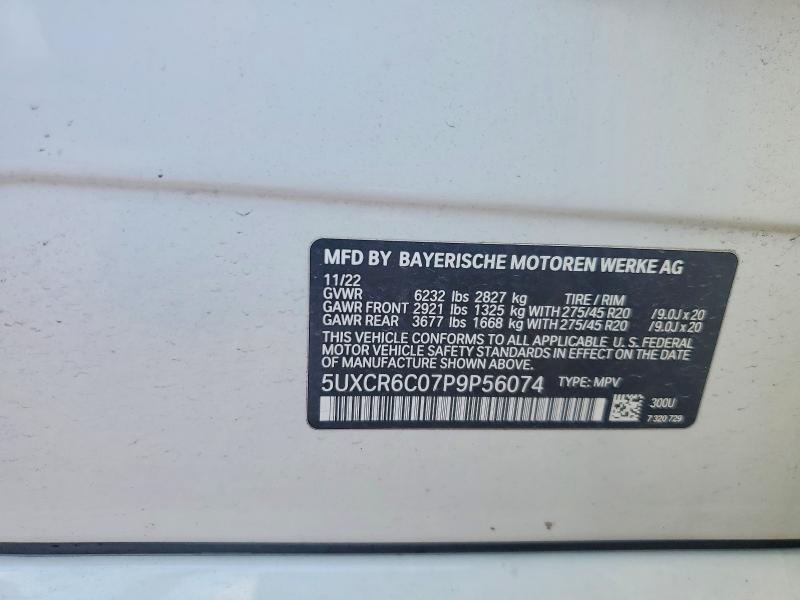 Aukcja sprzedaży 2023 Bmw X5, vin: 5UXCR6C07P9P56074, numer aukcji: 53137816