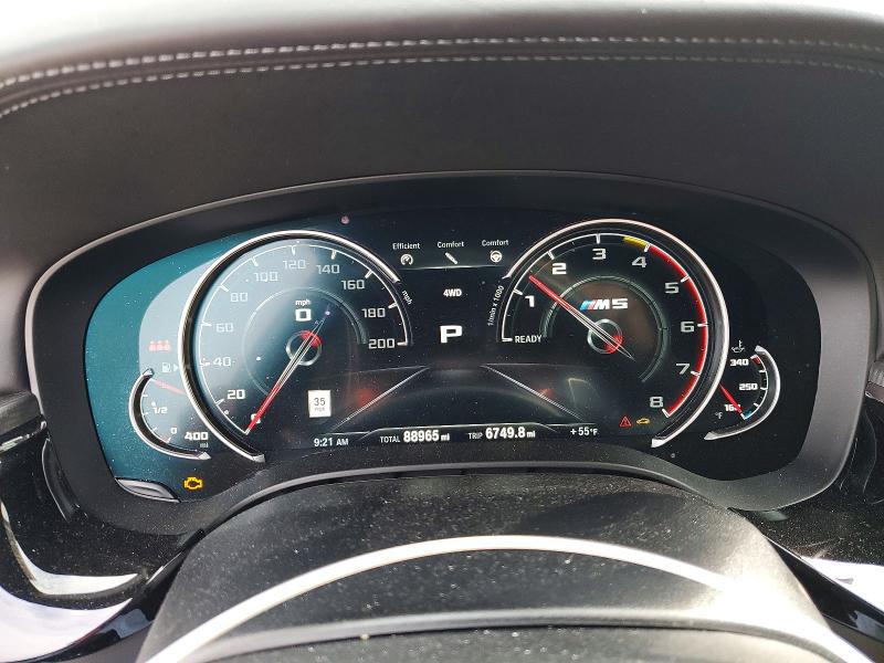 2019 Bmw M5 მანქანა იყიდება აუქციონზე, vin: WBSJF0C55KB448566, აუქციონის ნომერი: 52361036