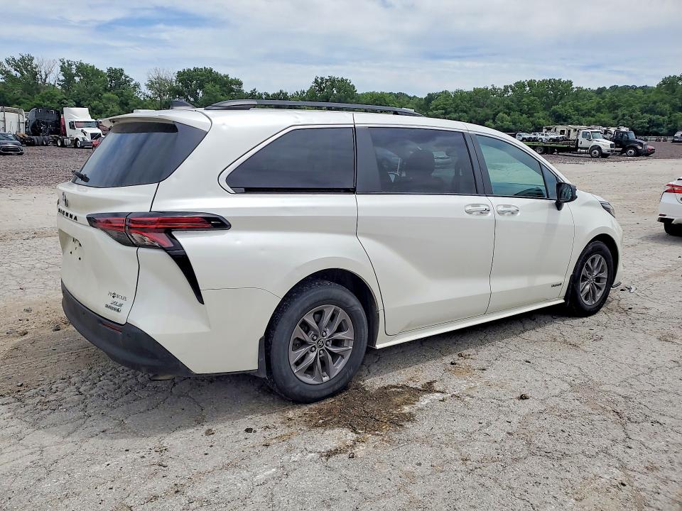 Продаж на аукціоні авто 2021 Toyota Sienna, vin: 5TDJSKFC5MS026348, номер лоту: 54429876