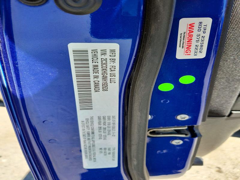 2022 Dodge Charger მანქანა იყიდება აუქციონზე, vin: 2C3CDXHG4NH192638, აუქციონის ნომერი: 53190686