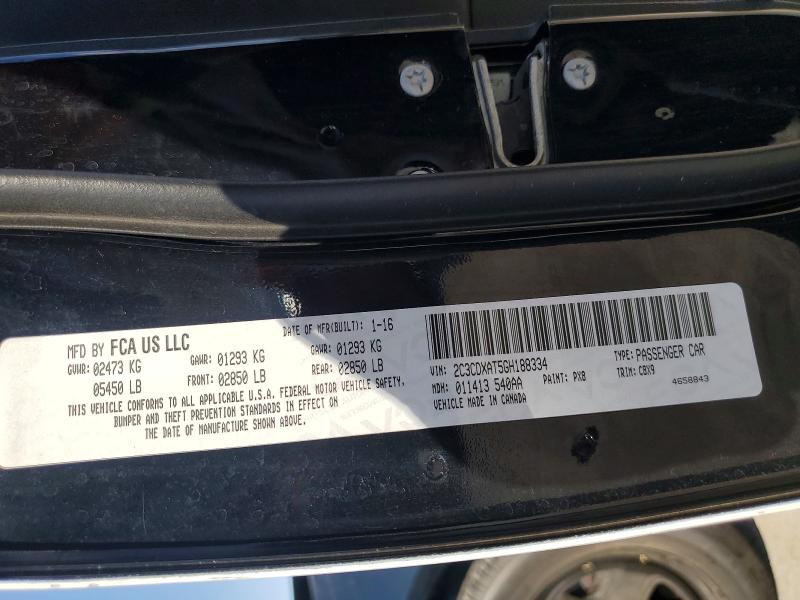 Aukcja sprzedaży 2016 Dodge Charger, vin: 2C3CDXAT5GH188334, numer aukcji: 55024776