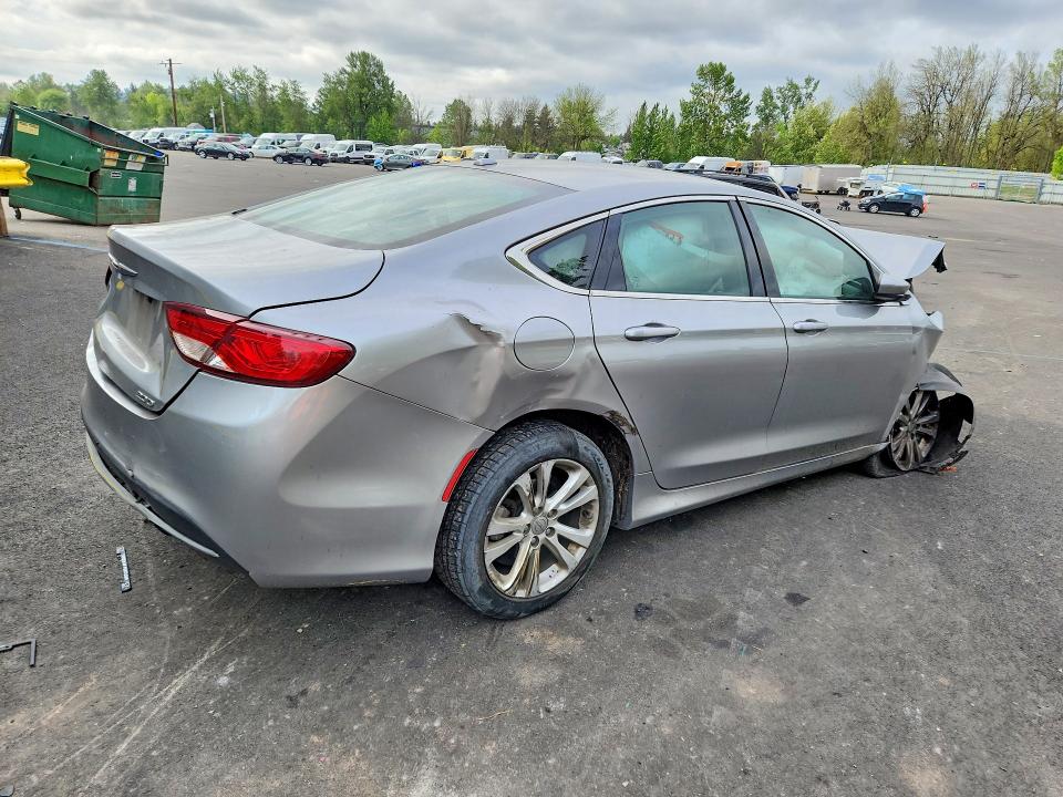 2015 Chrysler 200 მანქანა იყიდება აუქციონზე, vin: 1C3CCCABXFN676669, აუქციონის ნომერი: 52951326