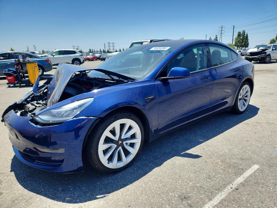 54604086 :رقم المزاد ، 5YJ3E1EA8MF838516 vin ، 2021 Tesla Model 3 مزاد بيع