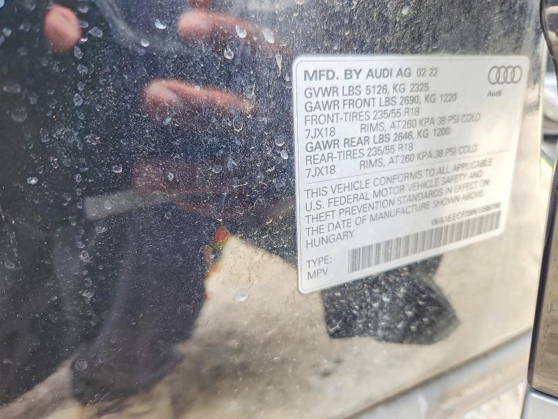 Продажа на аукционе авто 2022 Audi Q3, vin: WA1EECF39N1088780, номер лота: 54441836