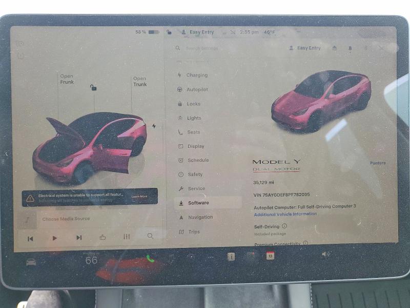 Aukcja sprzedaży 2023 Tesla Model Y, vin: 7SAYGDEF8PF782095, numer aukcji: 53082606