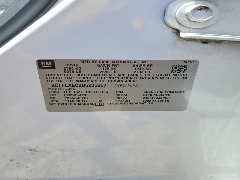 Продаж на аукціоні авто 2011 Gmc Terrain, vin: 2CTFLXEC2B6235267, номер лоту: 51127276