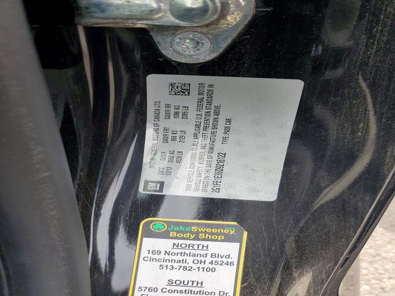 2013 Chevrolet Camaro მანქანა იყიდება აუქციონზე, vin: 2G1FE1E36D9216122, აუქციონის ნომერი: 53990136