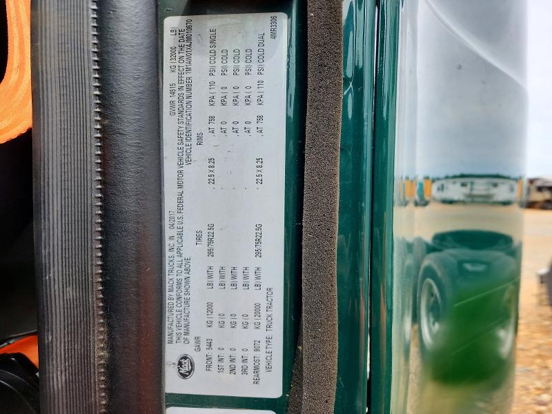 Продаж на аукціоні авто 2018 Mack 600, vin: 1M1AW01X4JM010670, номер лоту: 52597866