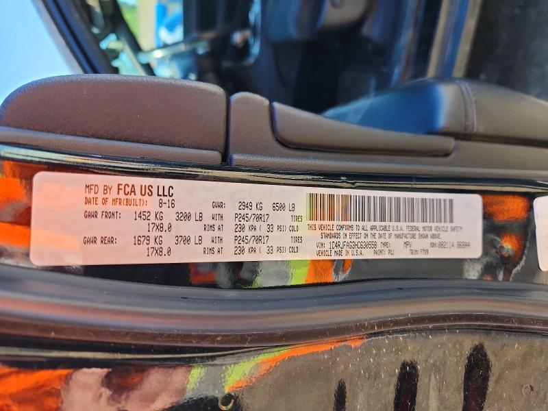 Aukcja sprzedaży 2017 Jeep Grand Cherokee, vin: 1C4RJFAG3HC630558, numer aukcji: 52350596