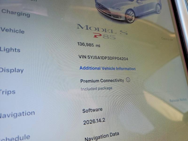 Aukcja sprzedaży 2013 Tesla Model S, vin: 5YJSA1DP3DFP04204, numer aukcji: 53268906