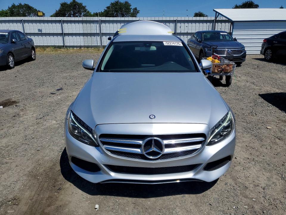 52274176 :رقم المزاد ، 55SWF4JB4FU093047 vin ، 2015 Mercedes-benz C مزاد بيع