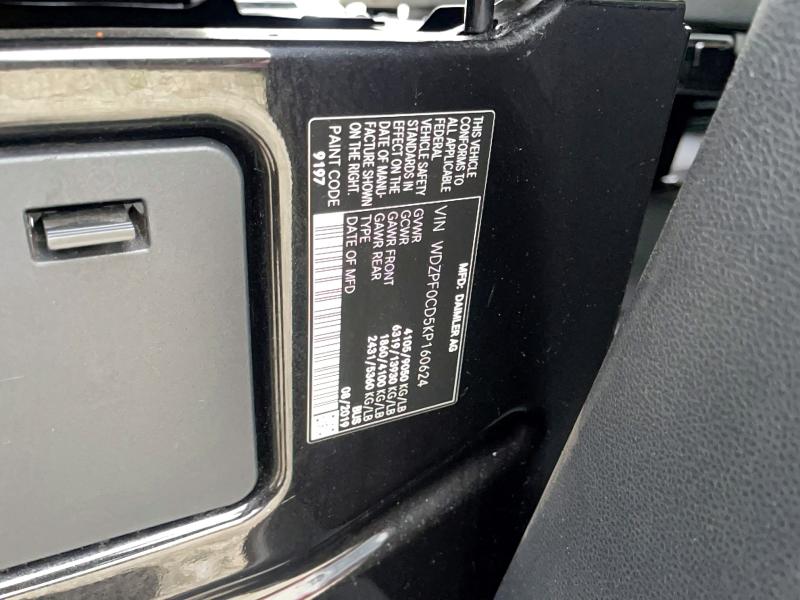 Aukcja sprzedaży 2019 Mercedes-benz Sprinter, vin: WDZPF0CD5KP160624, numer aukcji: 54916216
