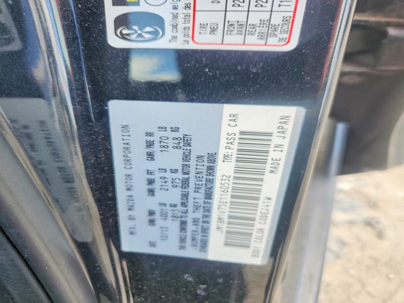 Aukcja sprzedaży 2014 Mazda 3, vin: JM1BM1V75E1160532, numer aukcji: 55573446