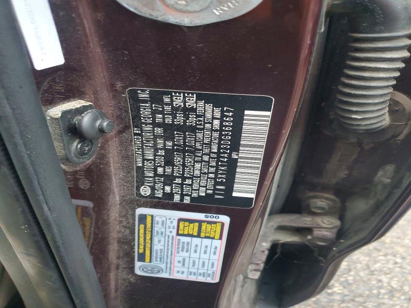 Продаж на аукціоні авто 2013 Kia Sorento, vin: 5XYKT4A23DG368647, номер лоту: 51694786