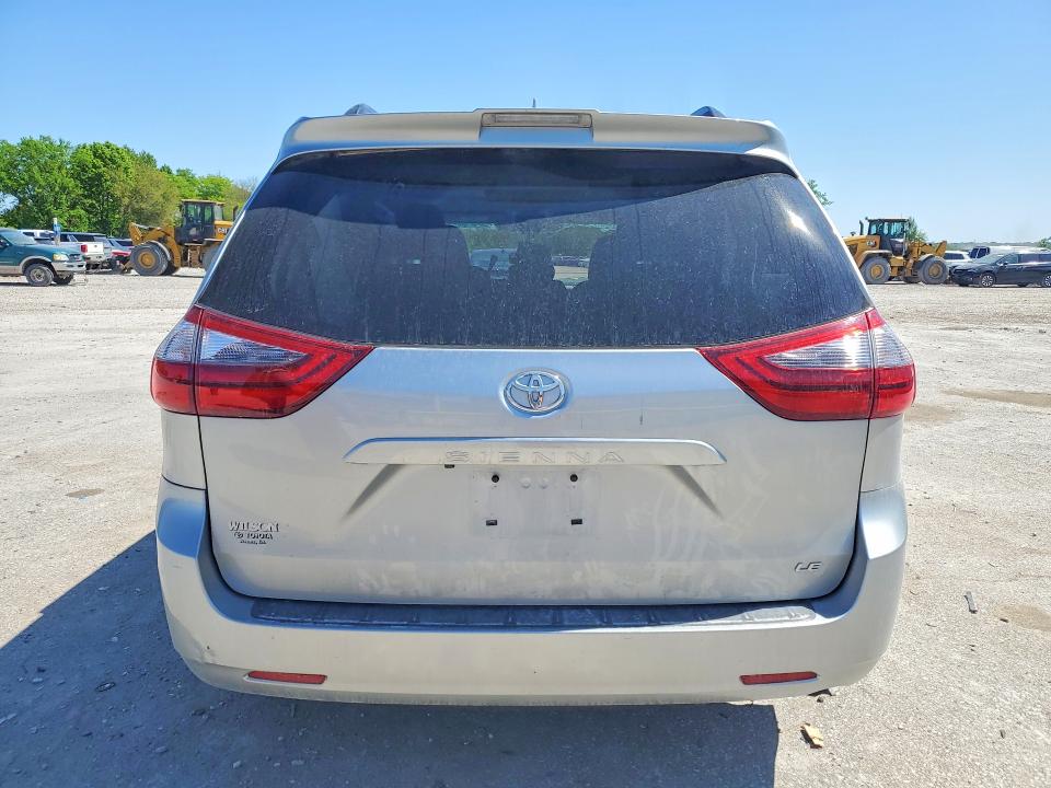 53041546 :رقم المزاد ، 5TDKZ3DC6LS032960 vin ، 2020 Toyota Sienna مزاد بيع