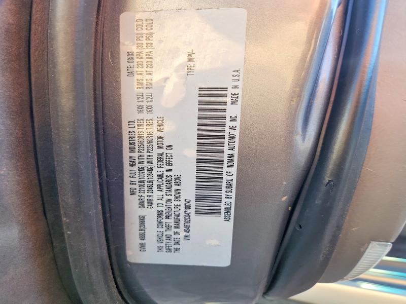 2004 Subaru Baja მანქანა იყიდება აუქციონზე, vin: 4S4BT62C047100747, აუქციონის ნომერი: 53751306