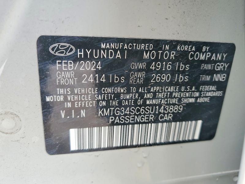 2025 Genesis G70 მანქანა იყიდება აუქციონზე, vin: KMTG34SC6SU143889, აუქციონის ნომერი: 51650696