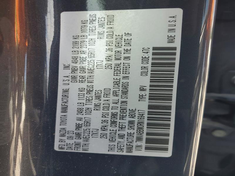 Aukcja sprzedaży 2024 Mazda Cx-50, vin: 7MMVABBM0RN169417, numer aukcji: 53472066