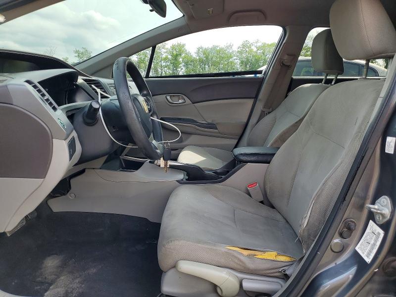 52572206 :رقم المزاد ، 2HGFB2F62CH520830 vin ، 2012 Honda Civic مزاد بيع