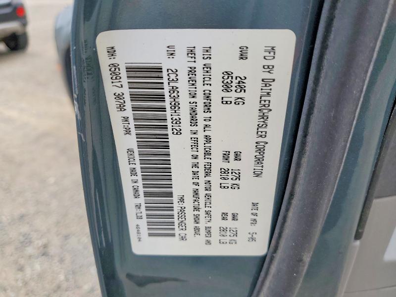 52031006 :رقم المزاد ، 2C3LA63H96H139129 vin ، 2006 Chrysler 300c مزاد بيع