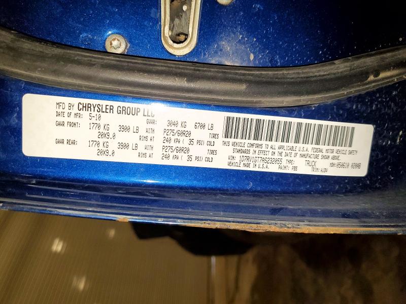 Aukcja sprzedaży 2010 Dodge Ram 1500, vin: 1D7RV1GT7AS232055, numer aukcji: 50837296