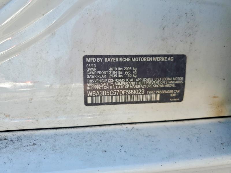 2013 Bmw 328 მანქანა იყიდება აუქციონზე, vin: WBA3B5C57DF599023, აუქციონის ნომერი: 55029186