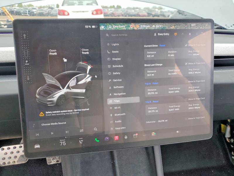 Продажа на аукционе авто 2025 Tesla Model 3, vin: 5YJ3E1EB6SF886540, номер лота: 52518896