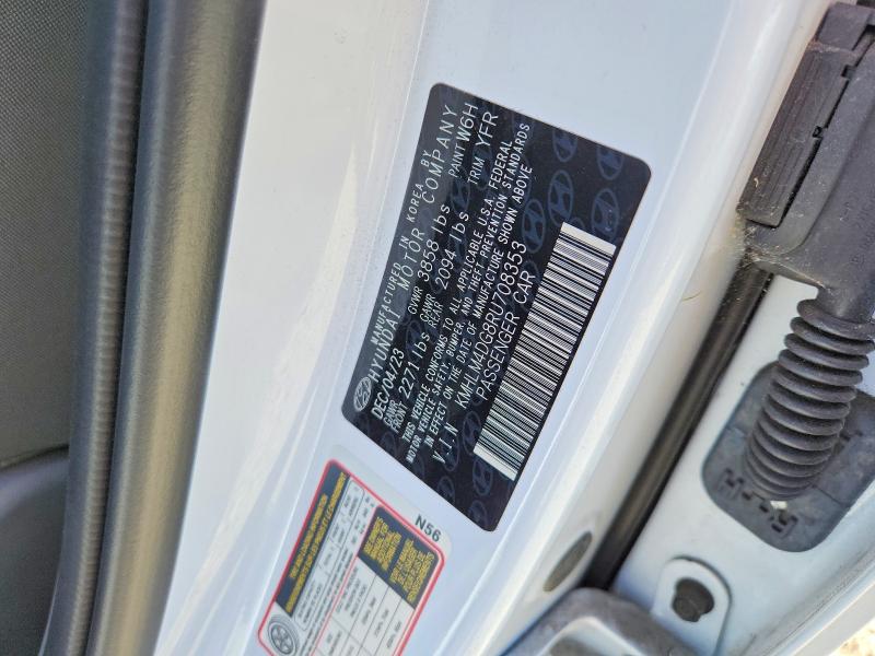 Aukcja sprzedaży 2024 Hyundai Elantra, vin: KMHLM4DG8RU708353, numer aukcji: 53619936