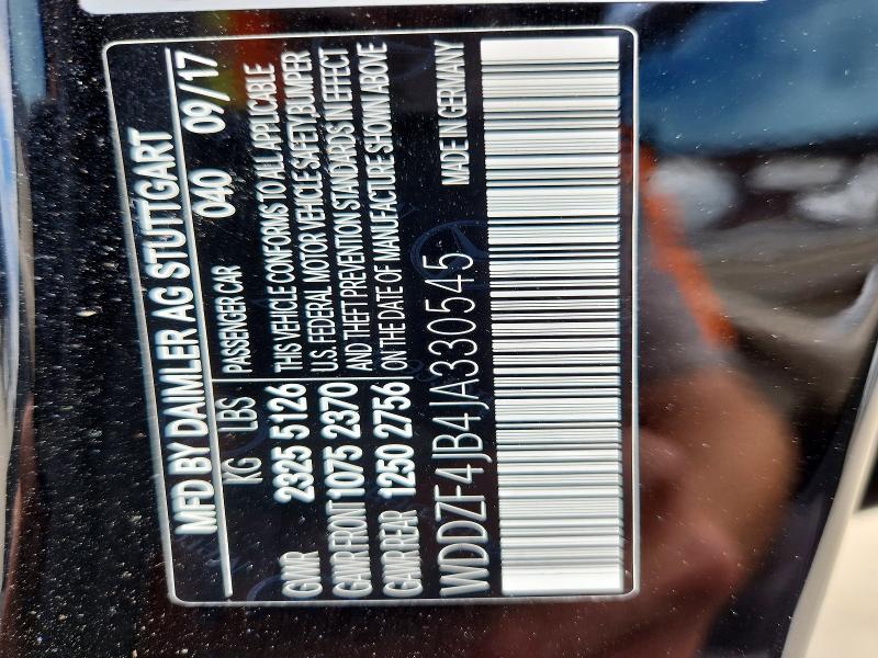Продаж на аукціоні авто 2018 Mercedes-benz E, vin: WDDZF4JB4JA330545, номер лоту: 52925506