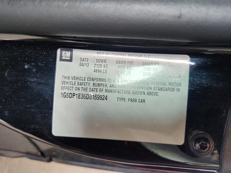 2013 Cadillac Cts მანქანა იყიდება აუქციონზე, vin: 1G6DP1E36D0169924, აუქციონის ნომერი: 53074726