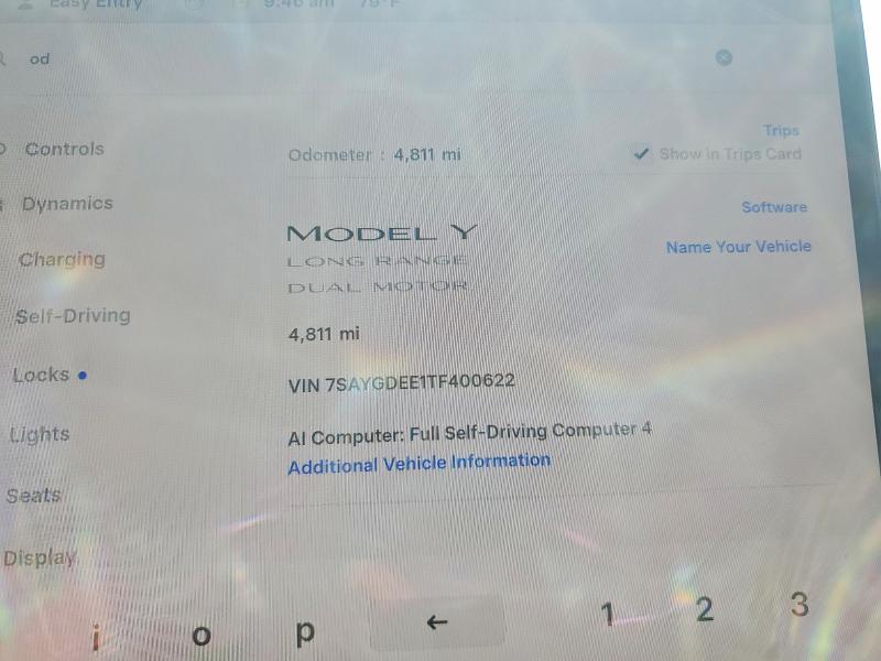 Продажа на аукционе авто 2026 Tesla Model Y, vin: 7SAYGDEE1TF400622, номер лота: 54663156