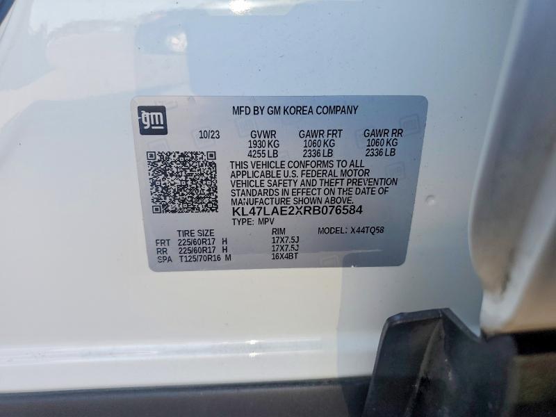 Продаж на аукціоні авто 2024 Buick Envista, vin: KL47LAE2XRB076584, номер лоту: 53707716