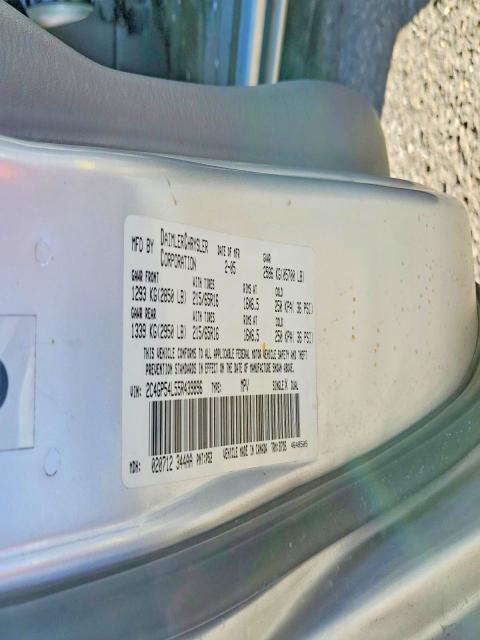 2005 Chrysler Town & Country მანქანა იყიდება აუქციონზე, vin: 2C4GP54L55R439896, აუქციონის ნომერი: 53541106