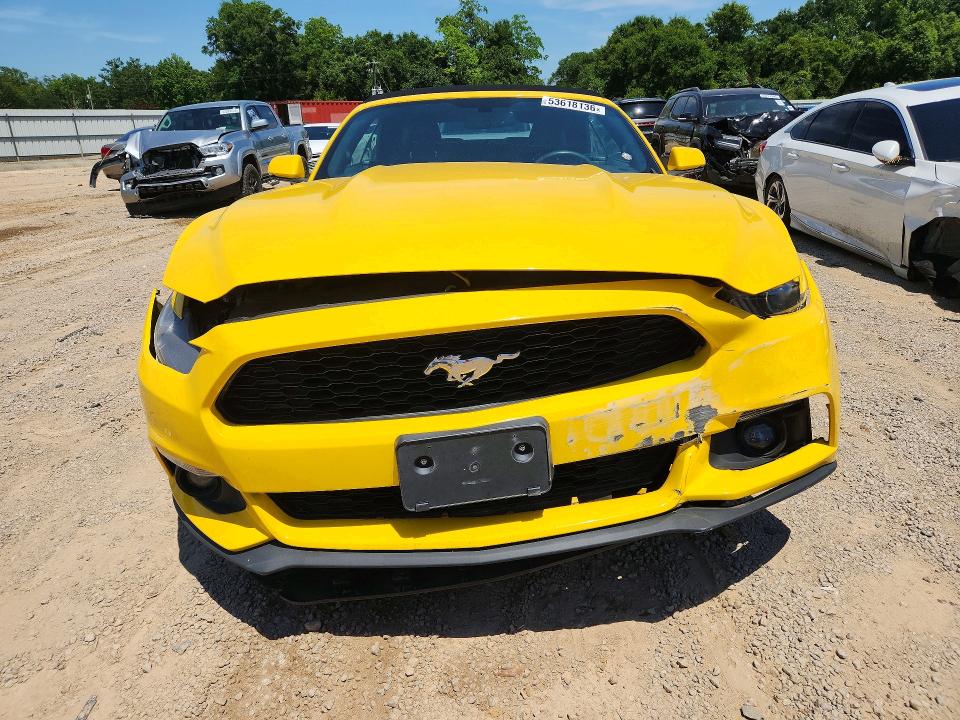 2017 Ford Mustang მანქანა იყიდება აუქციონზე, vin: 1FATP8UH5H5254640, აუქციონის ნომერი: 53618136